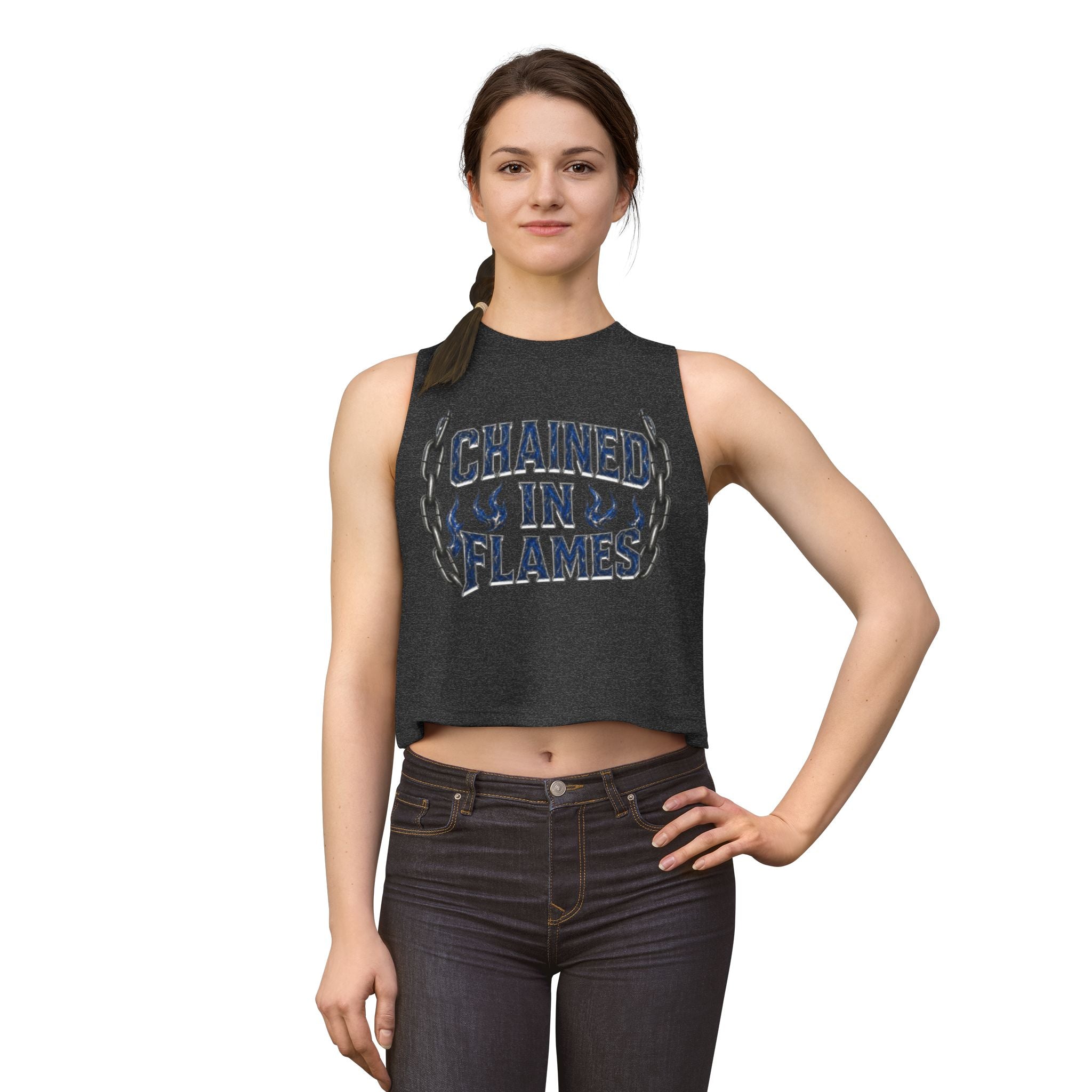 Chained In Flames - Limited Edition Women’s Crop Top