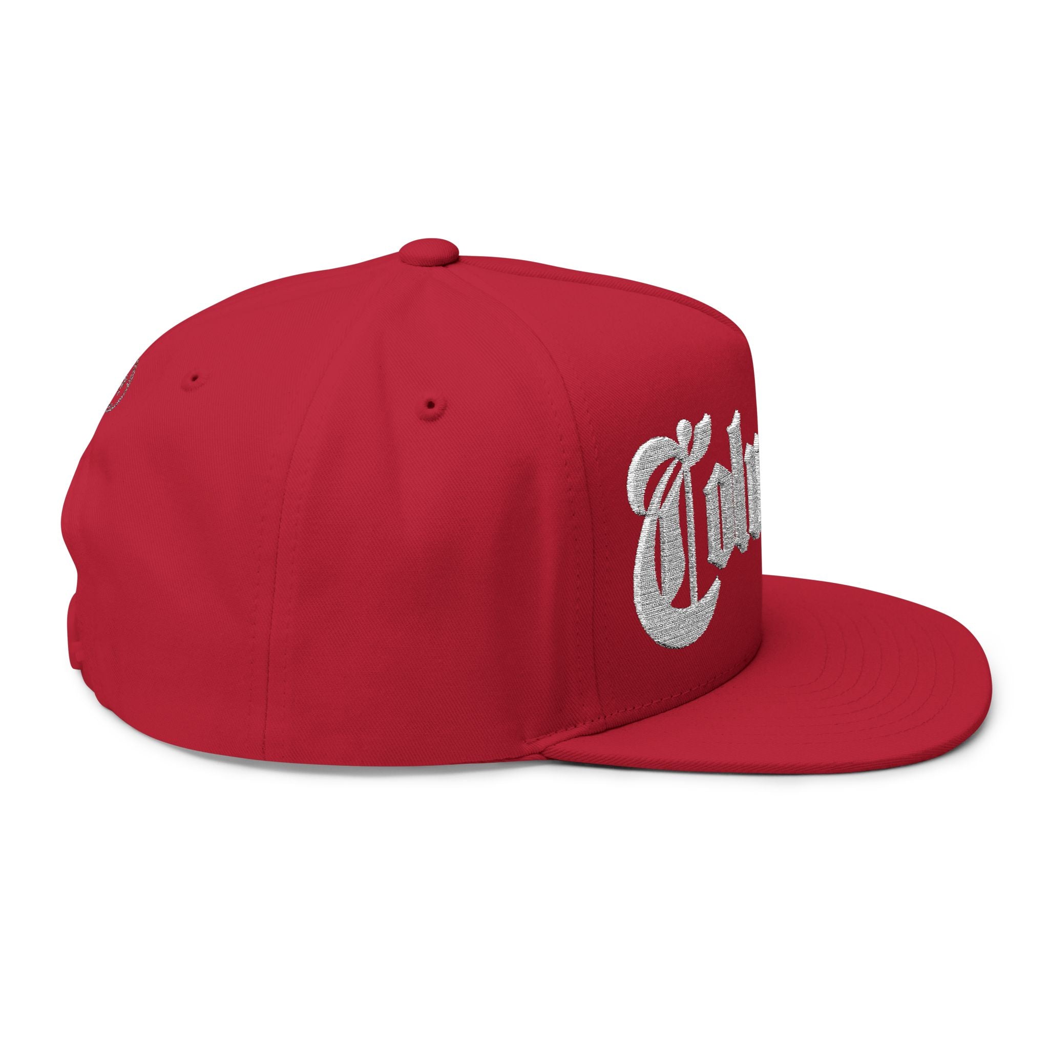 Columbus Ohio - White Text Snapback Hat