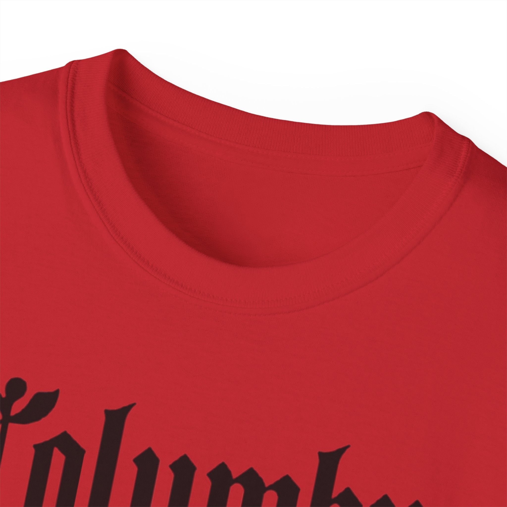 Columbus Ohio - Unisex Black Text Tee Shirt