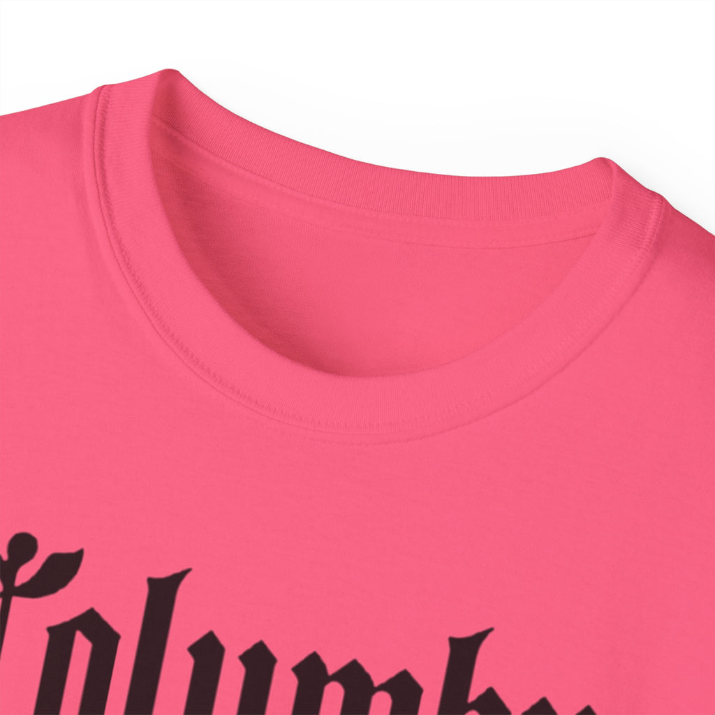 Columbus Ohio - Unisex Black Text Tee Shirt