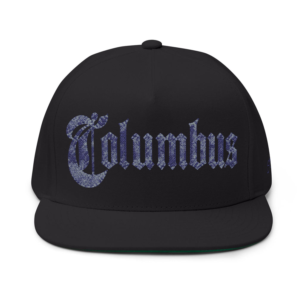 Columbus Ohio - Jean Text Snapback Hat
