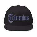 Columbus Ohio - Jean Text Snapback Hat