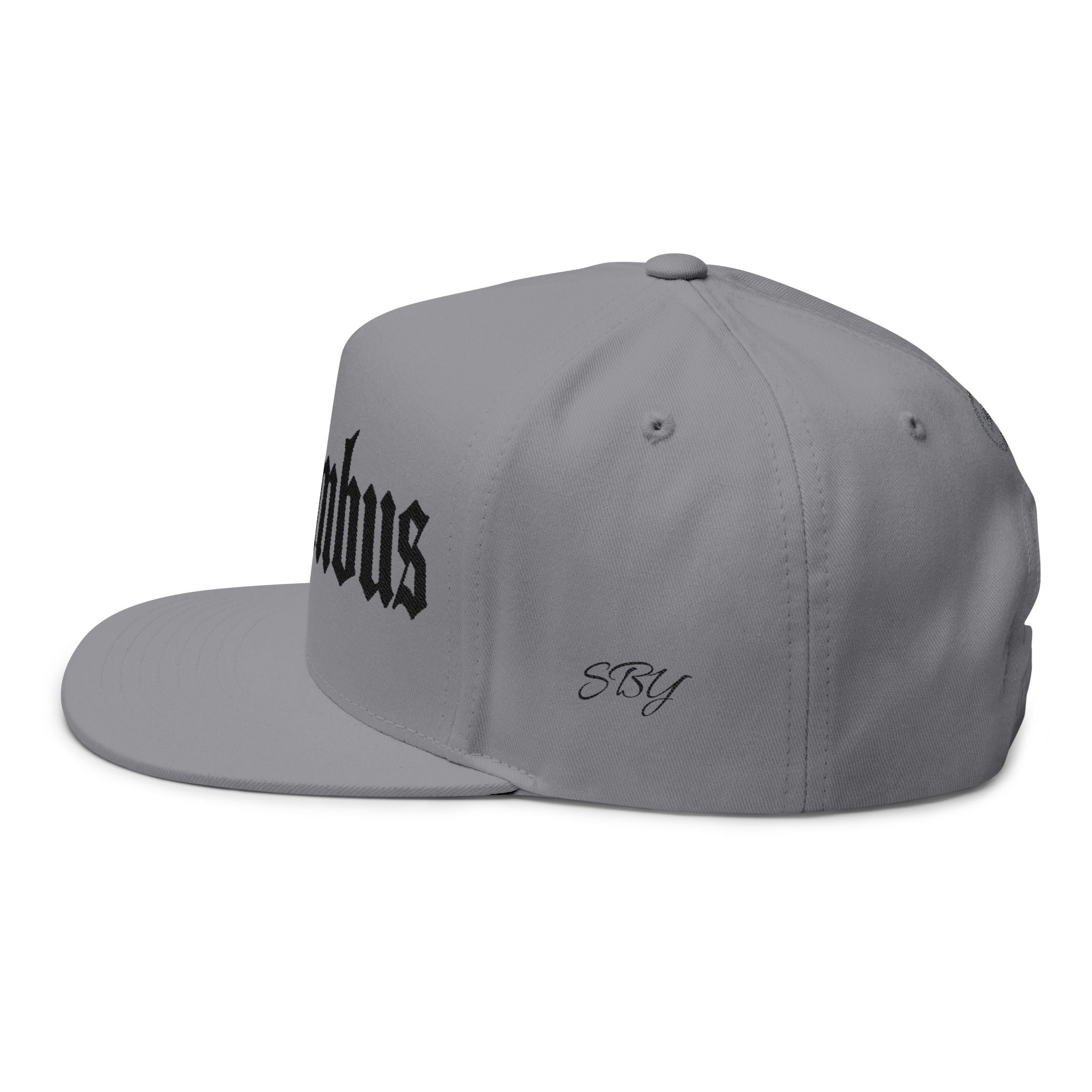 Columbus Ohio - Black Text Snapback Hat