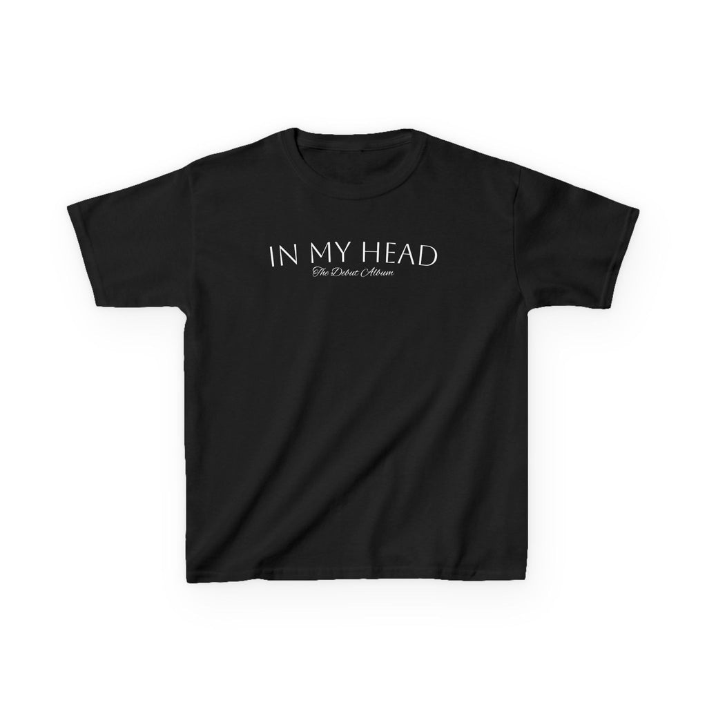 In My Head - Black/White Text Youth Tee Shirt