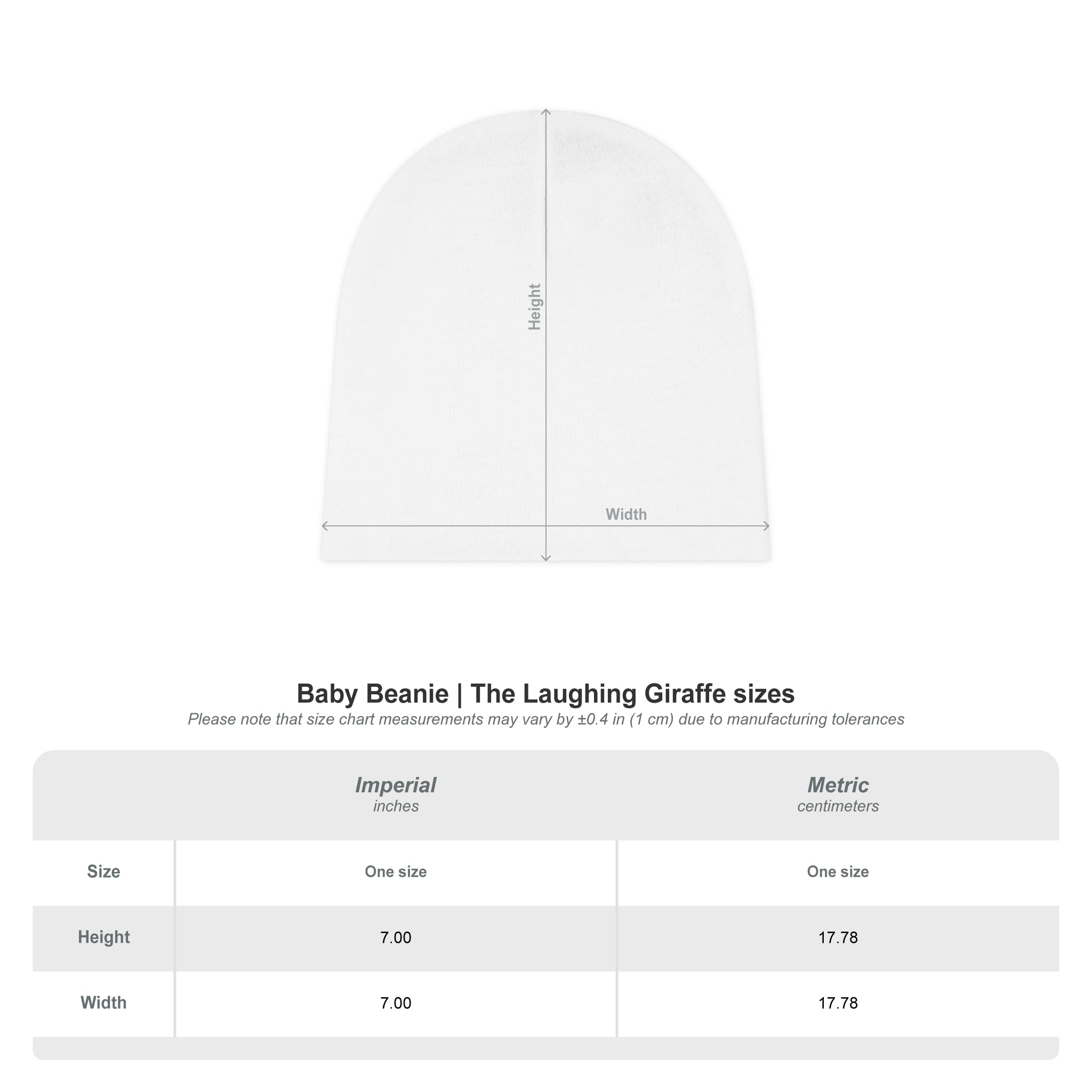SBY Lettering - Youth White Beanie