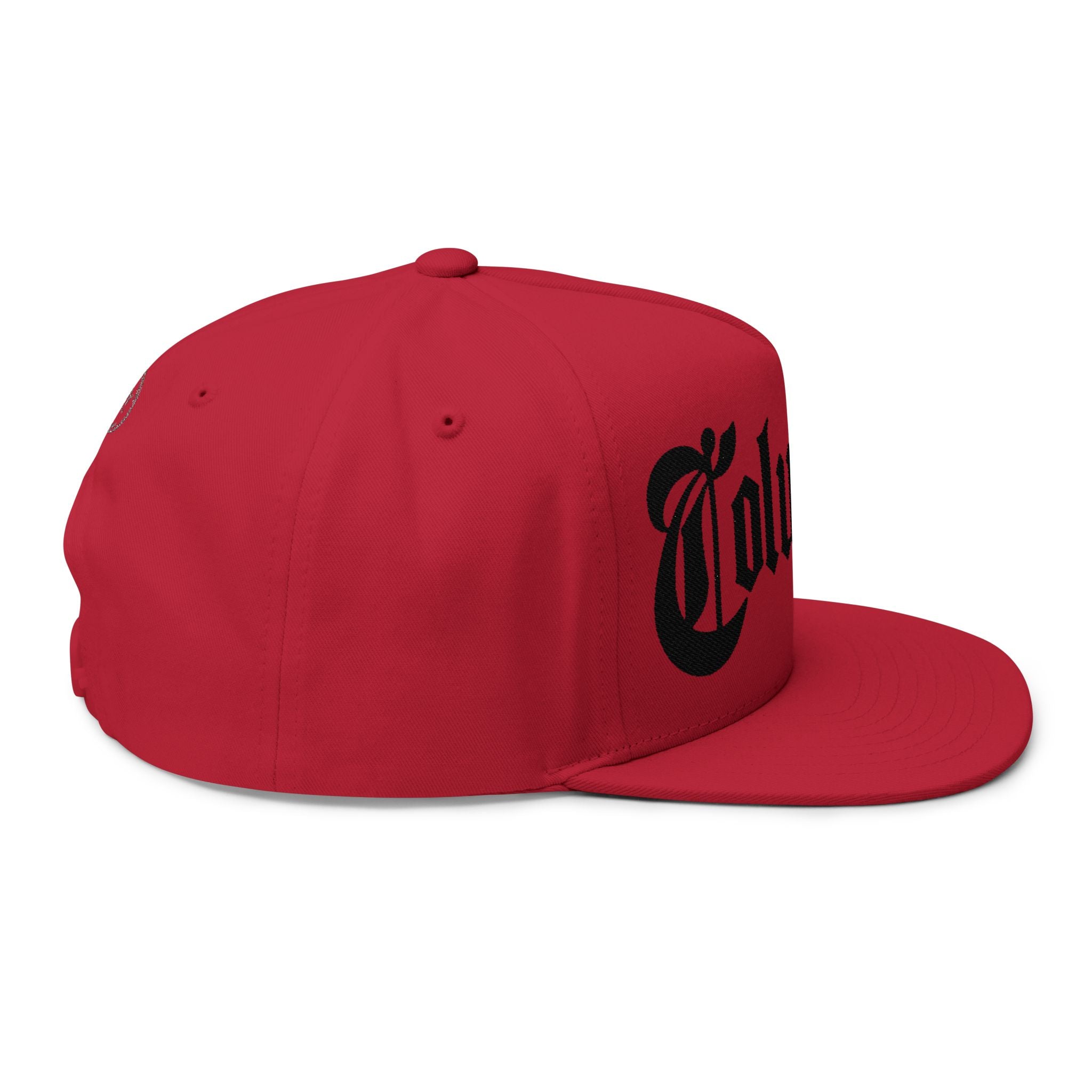 Columbus Ohio - Black Text Snapback Hat