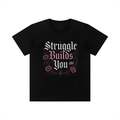 Flowers & Struggle - Unisex Kids Tee Shirt