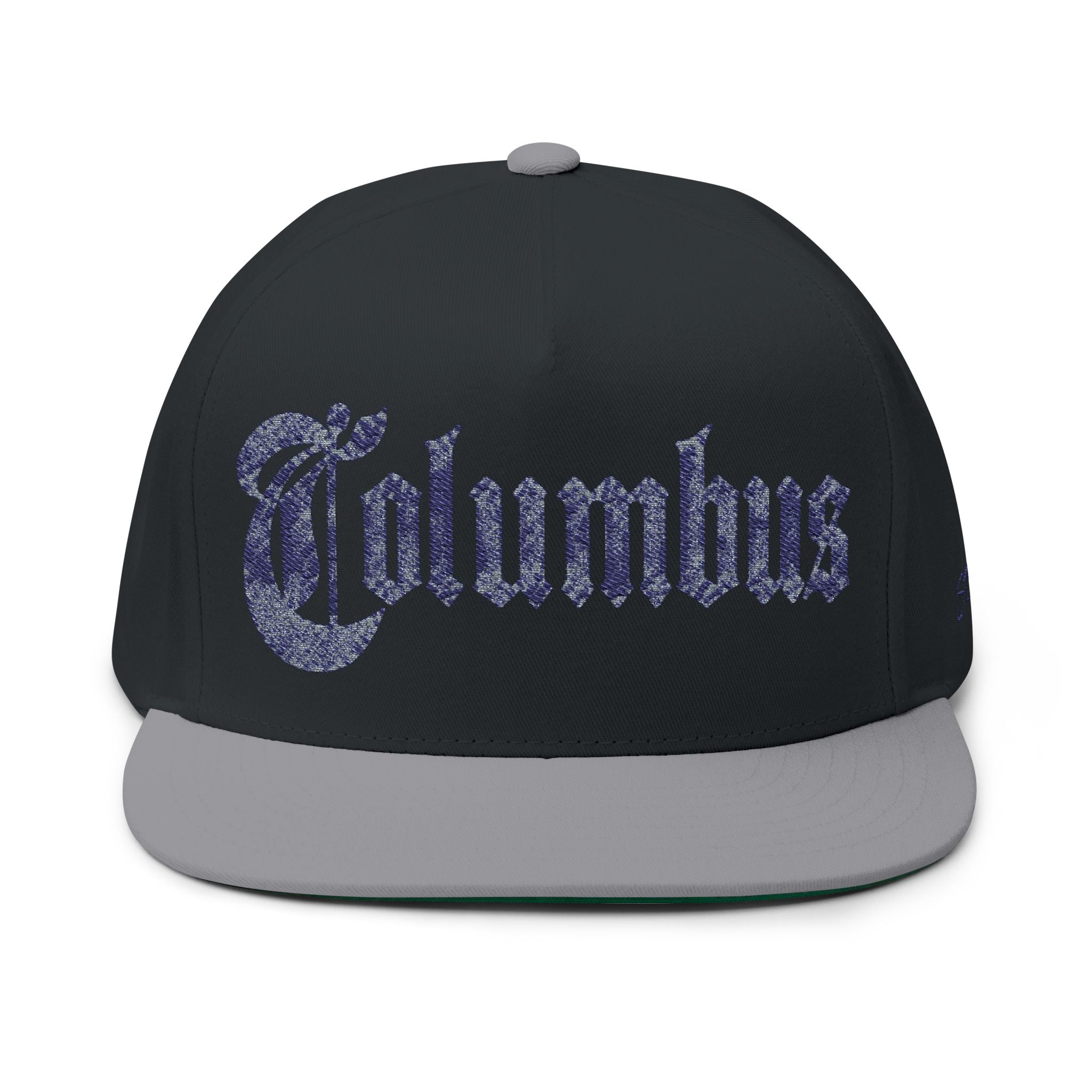 Columbus Ohio - Jean Text Snapback Hat