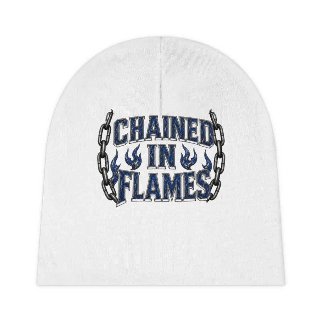 Chained In Flames - Youth White Beanie