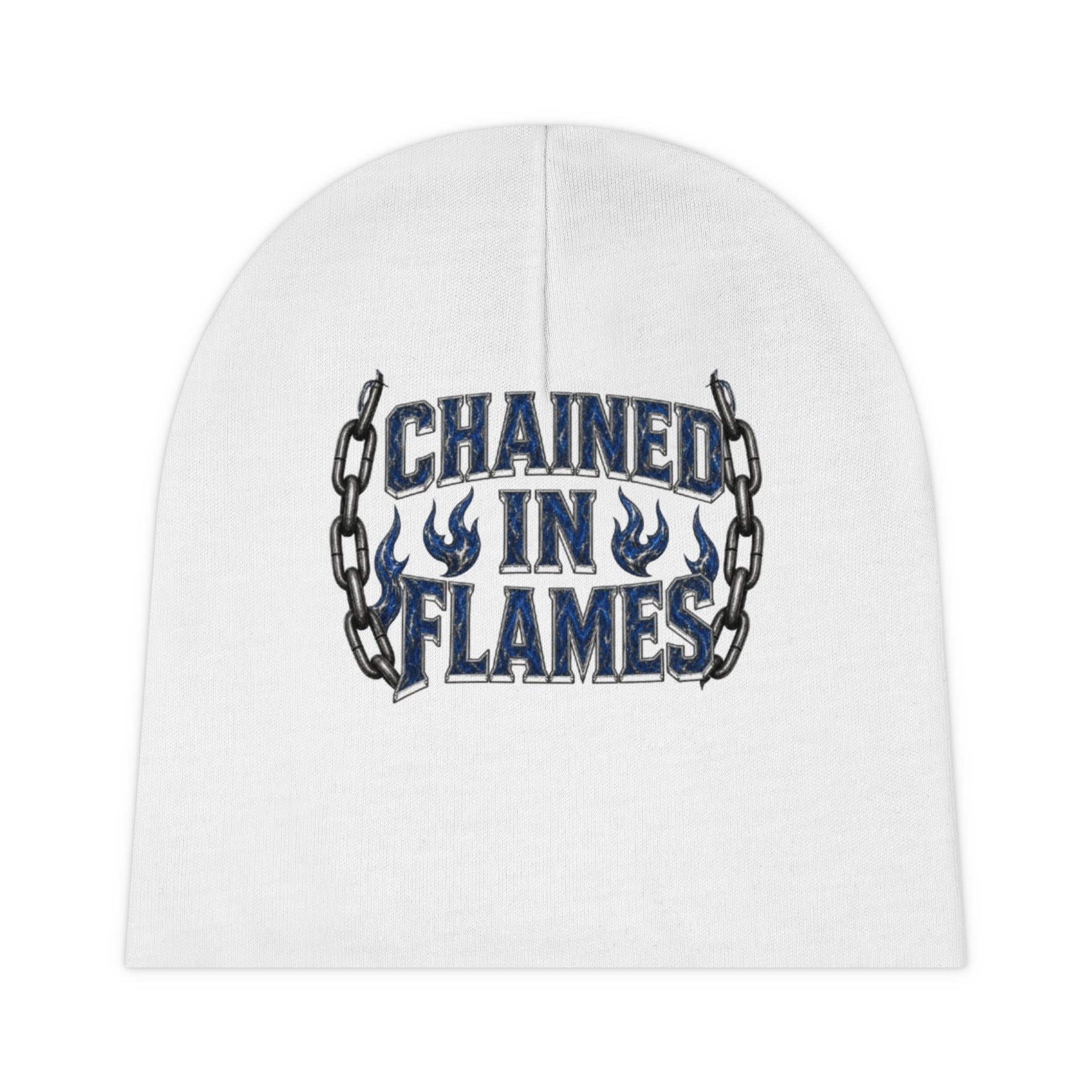 Chained In Flames - Youth White Beanie