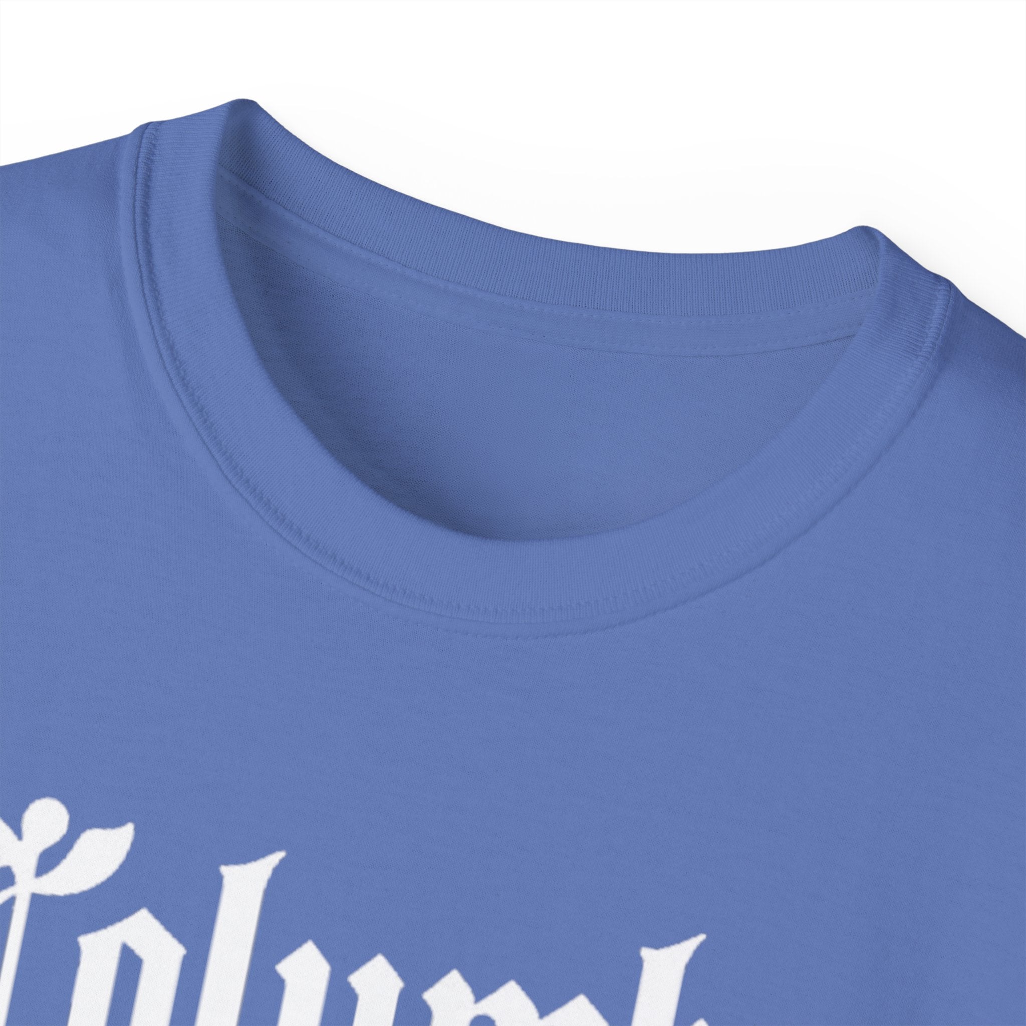 Columbus Ohio - Unisex White Text Tee Shirt