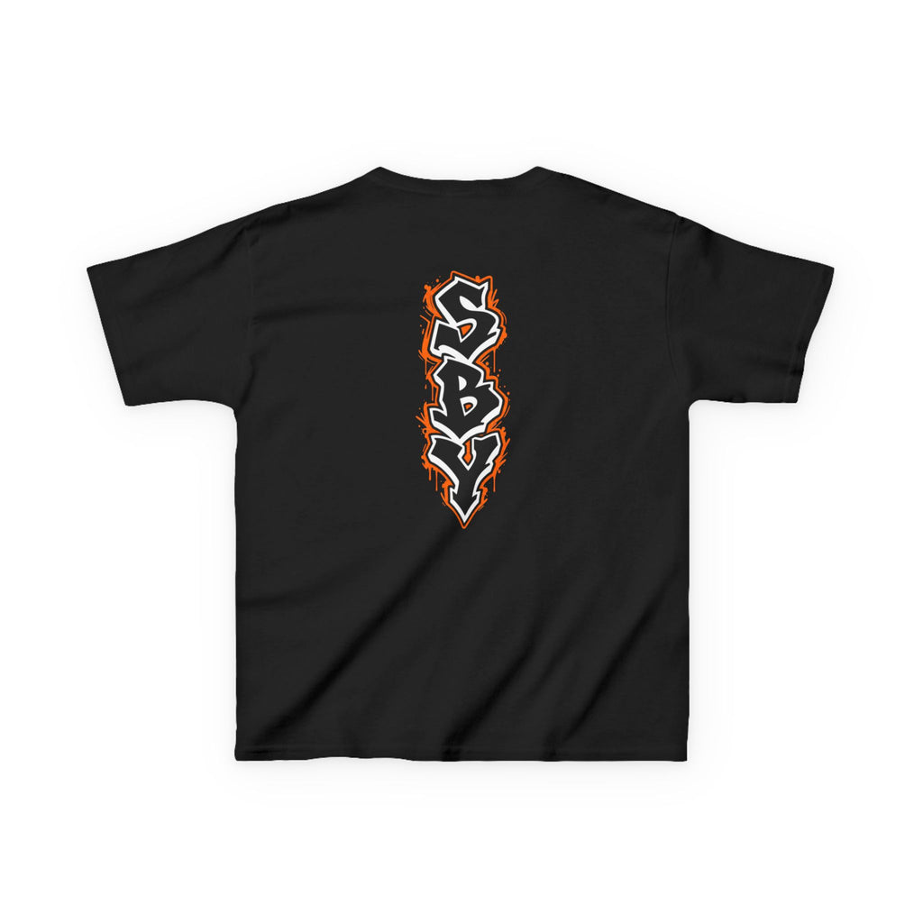 In My Head - Orange Text Youth Tee Shirt