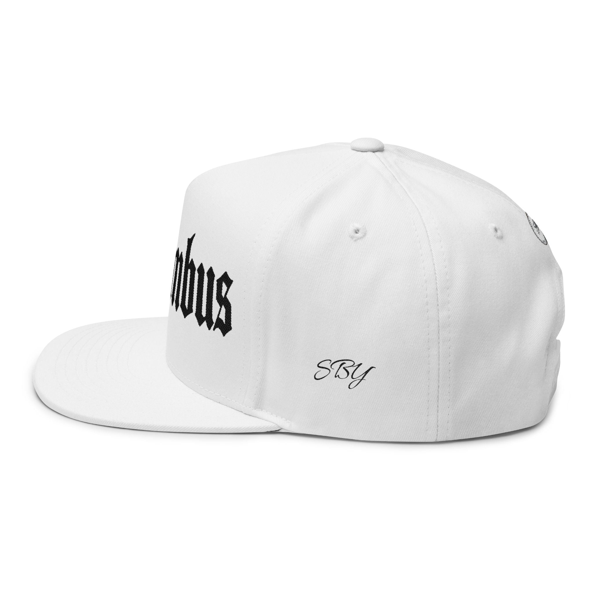 Columbus Ohio - Black Text Snapback Hat