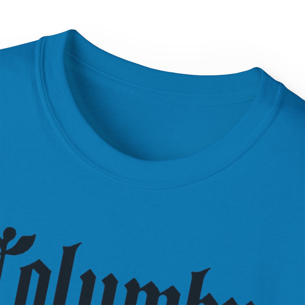 Columbus Ohio - Unisex Black Text Tee Shirt