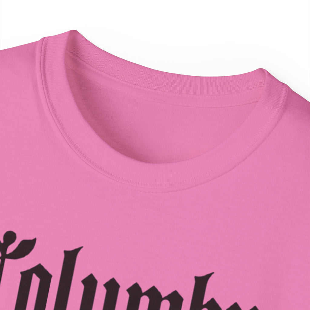 Columbus Ohio - Unisex Black Text Tee Shirt