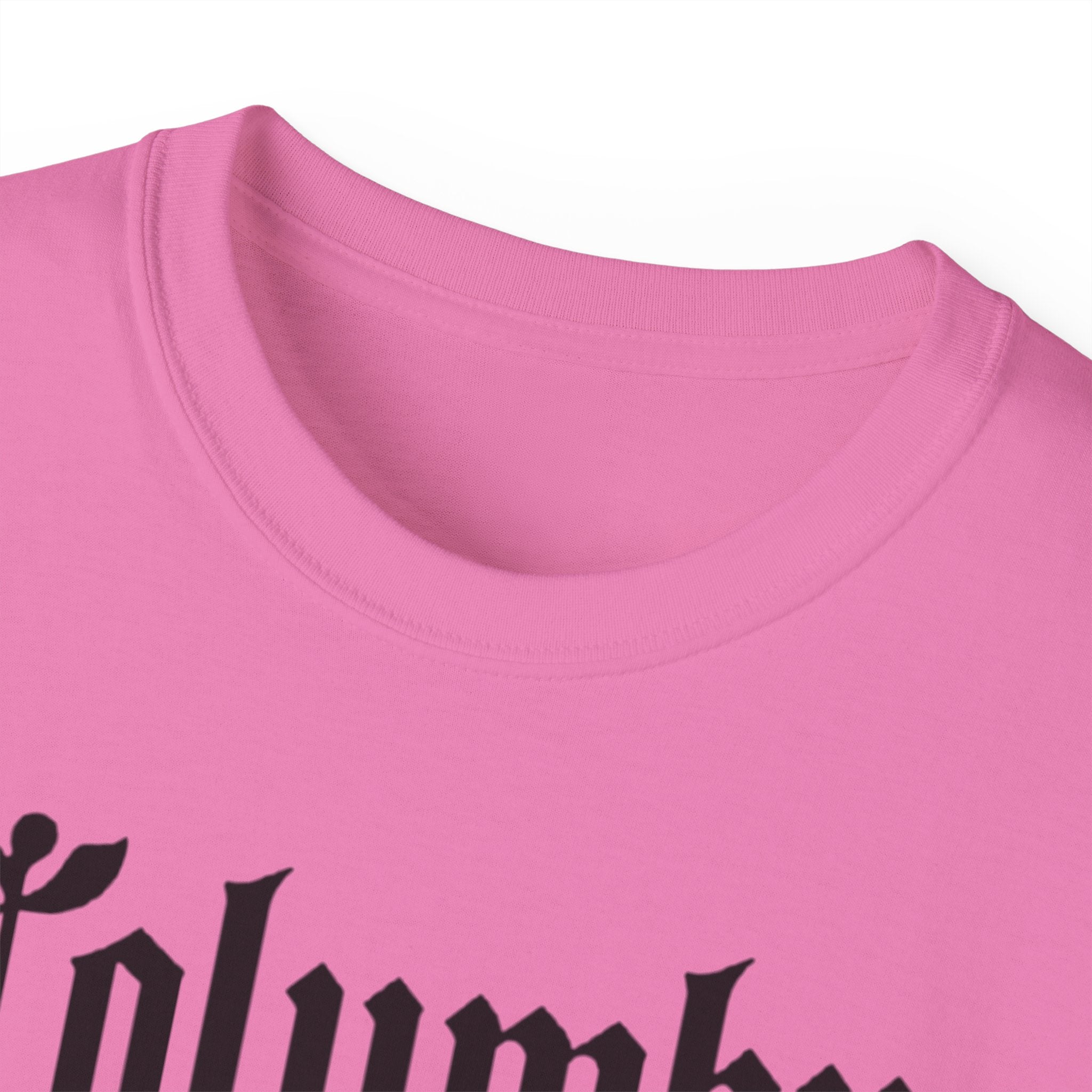 Columbus Ohio - Unisex Black Text Tee Shirt