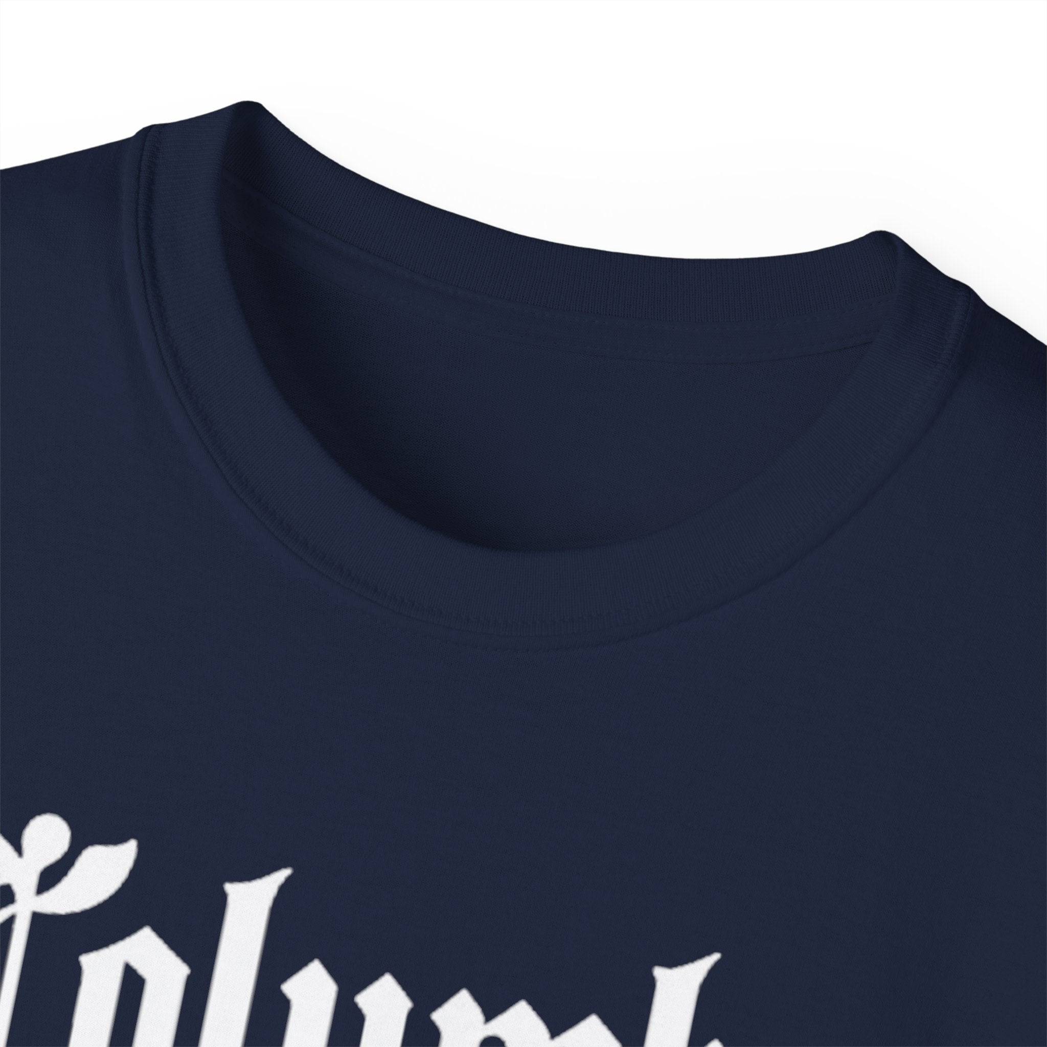 Columbus Ohio - Unisex White Text Tee Shirt