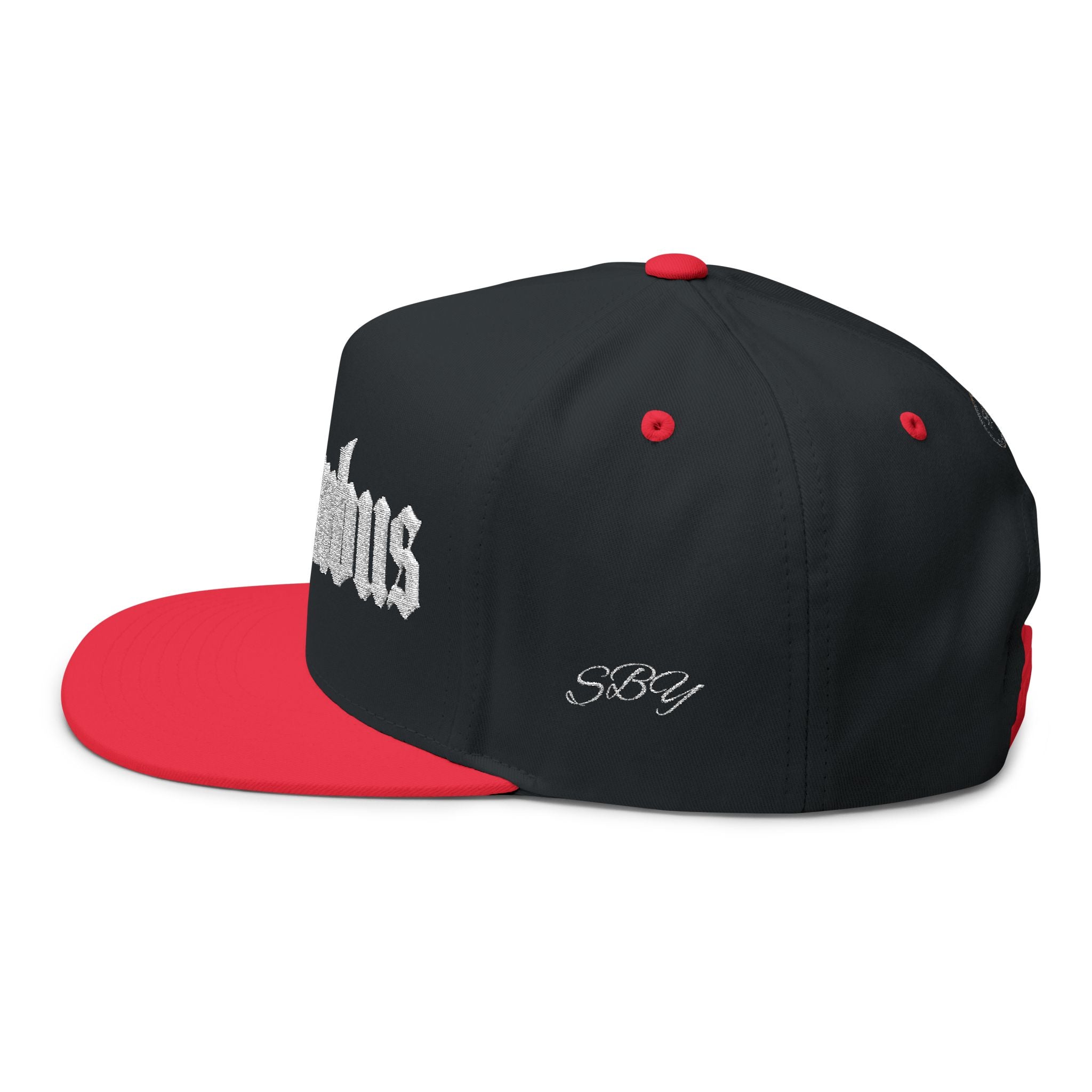 Columbus Ohio - White Text Snapback Hat