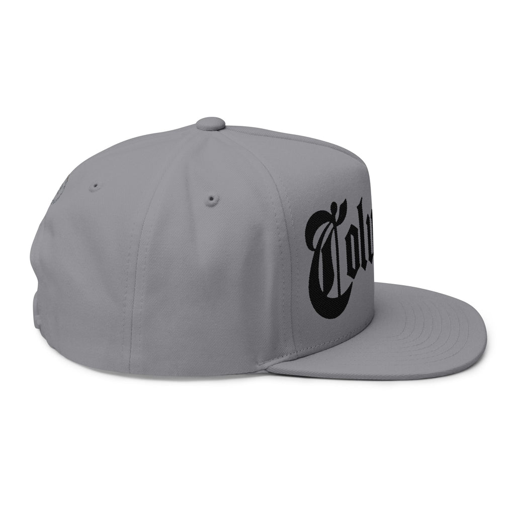 Columbus Ohio - Black Text Snapback Hat