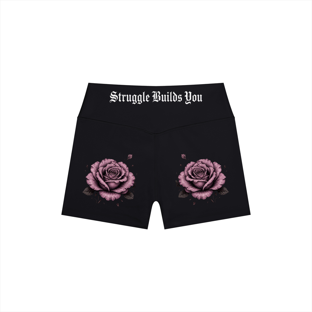 Flowers & Struggle - Women’s Booty Shorts