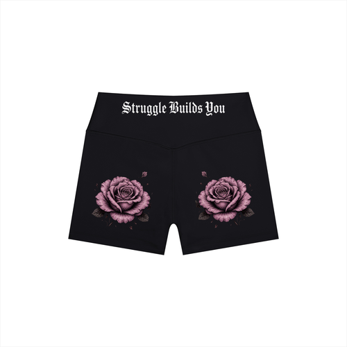 Flowers & Struggle - Women’s Booty Shorts
