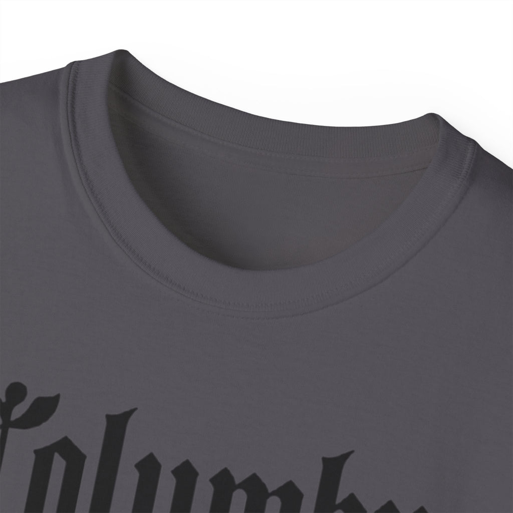 Columbus Ohio - Unisex Black Text Tee Shirt