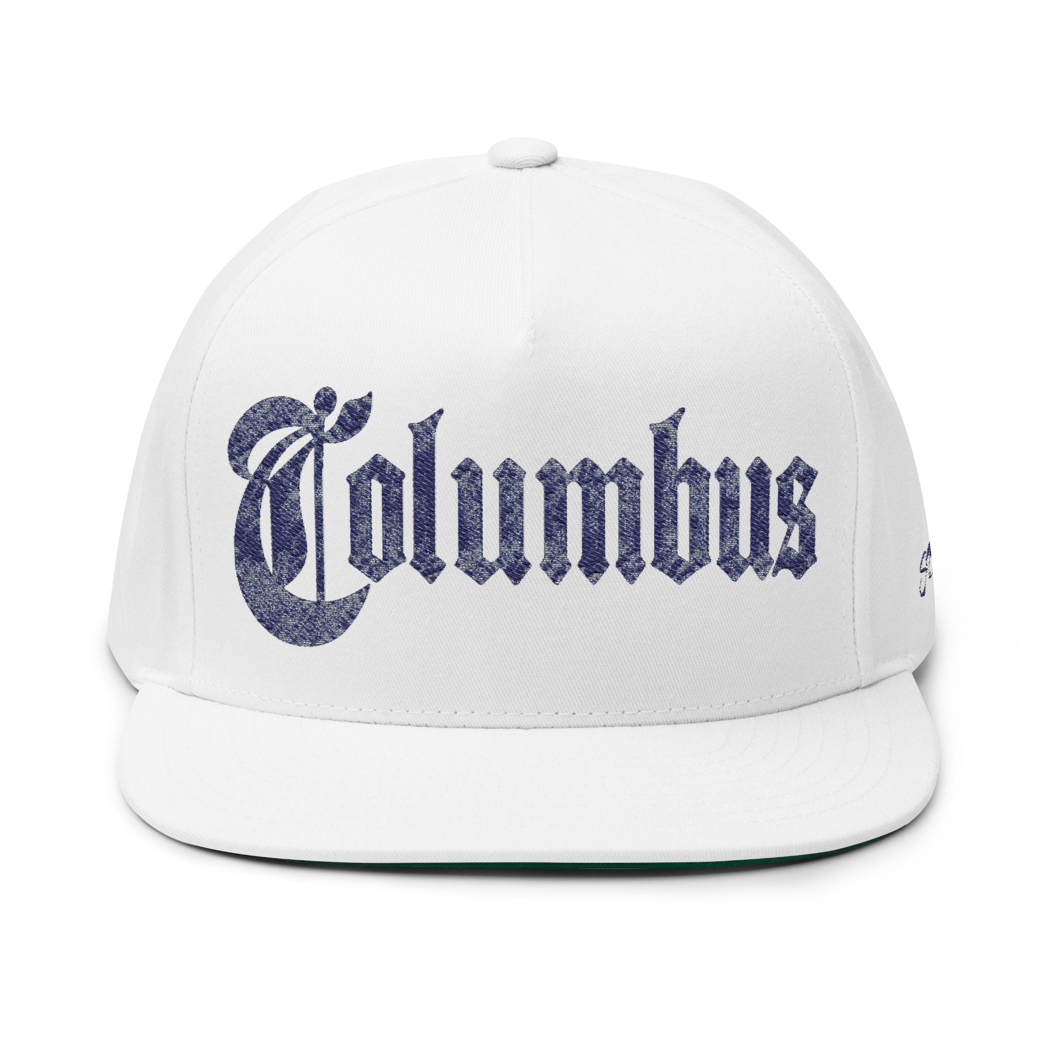Columbus Ohio - Jean Text Snapback Hat
