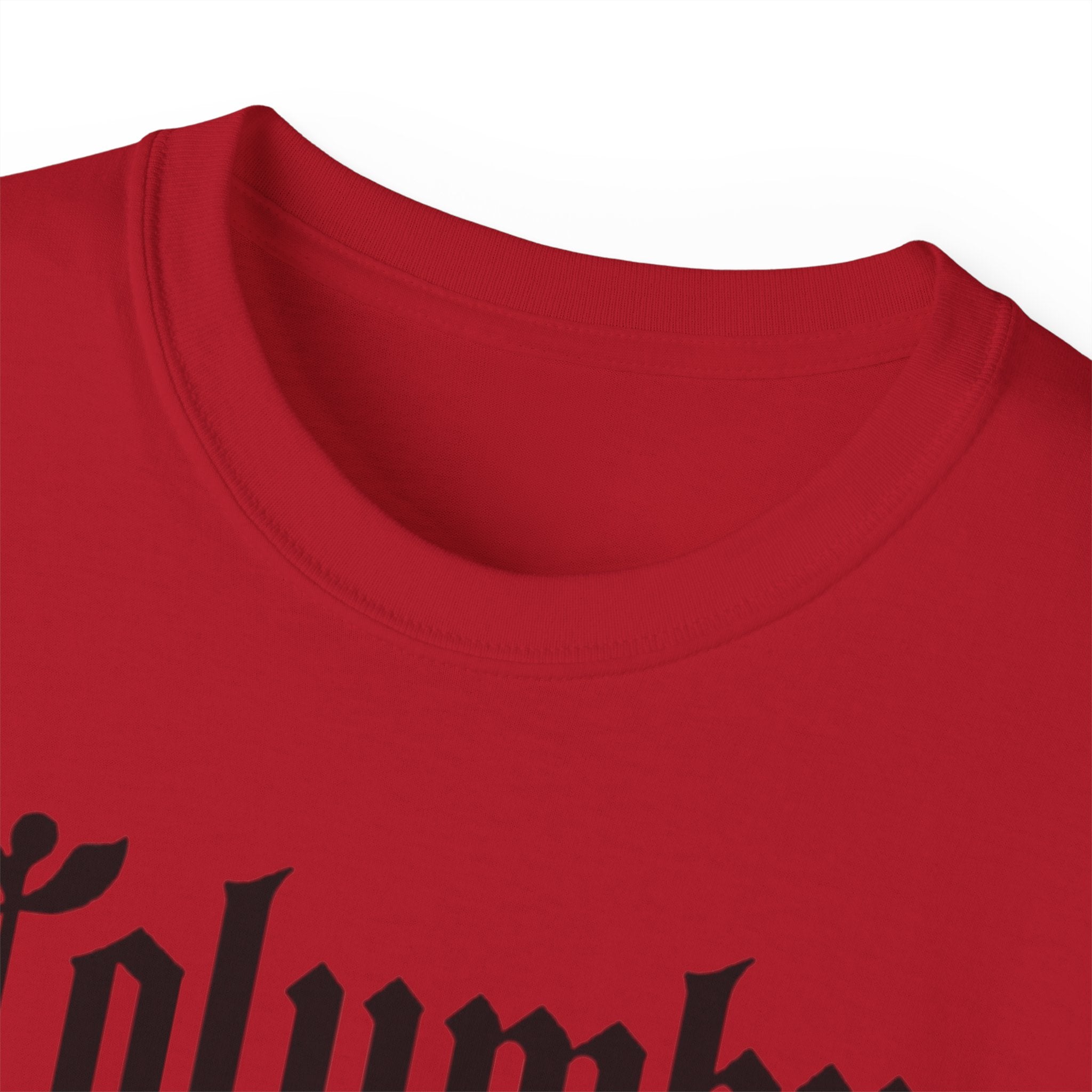 Columbus Ohio - Unisex Black Text Tee Shirt