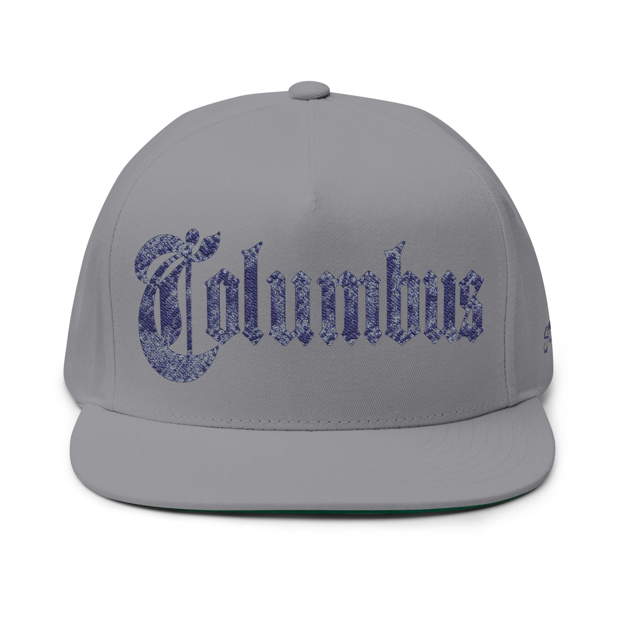 Columbus Ohio - Jean Text Snapback Hat