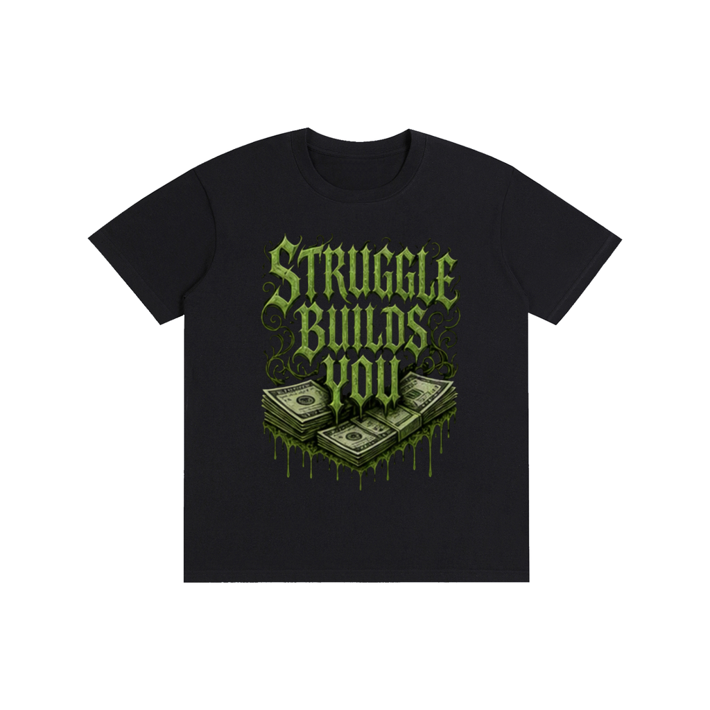 Cash Flow - Men’s Green Text Tee Shirt