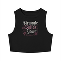 SBY Traditional - Women’s Roses And Crosses Crop Top