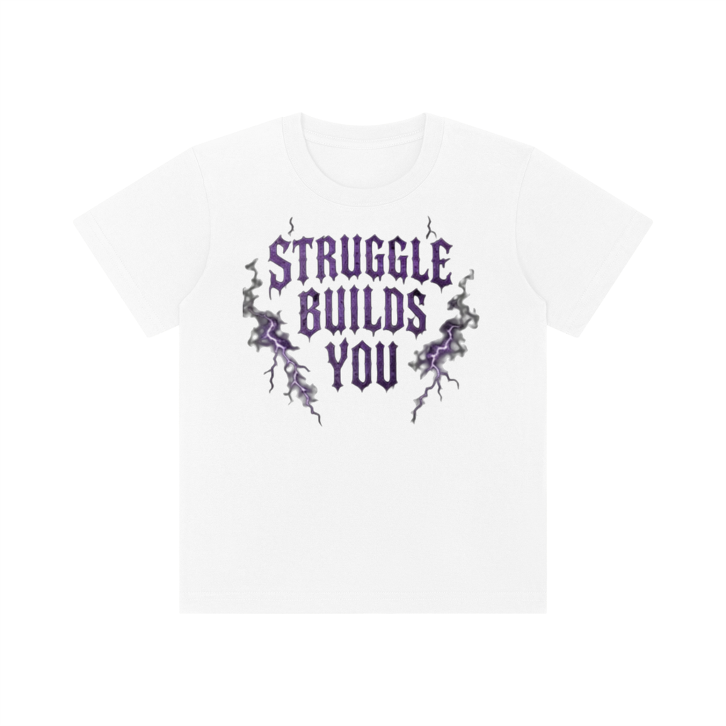 Purple Thunder - Girls Kids Tee Shirt