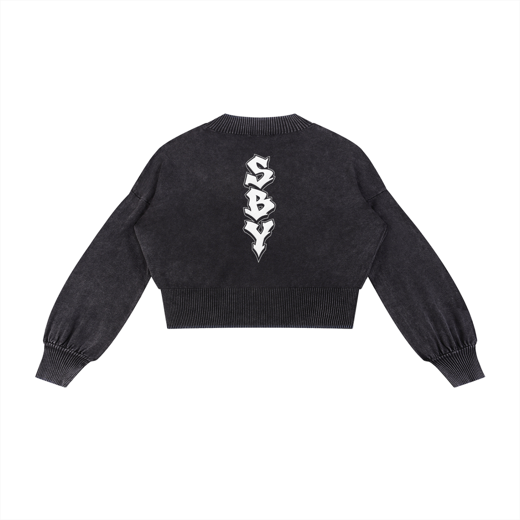 Chained In Flames - Limited Edition Women’s Cropped Sweater