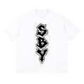 SBY Lettering - Unisex White Tee Shirt